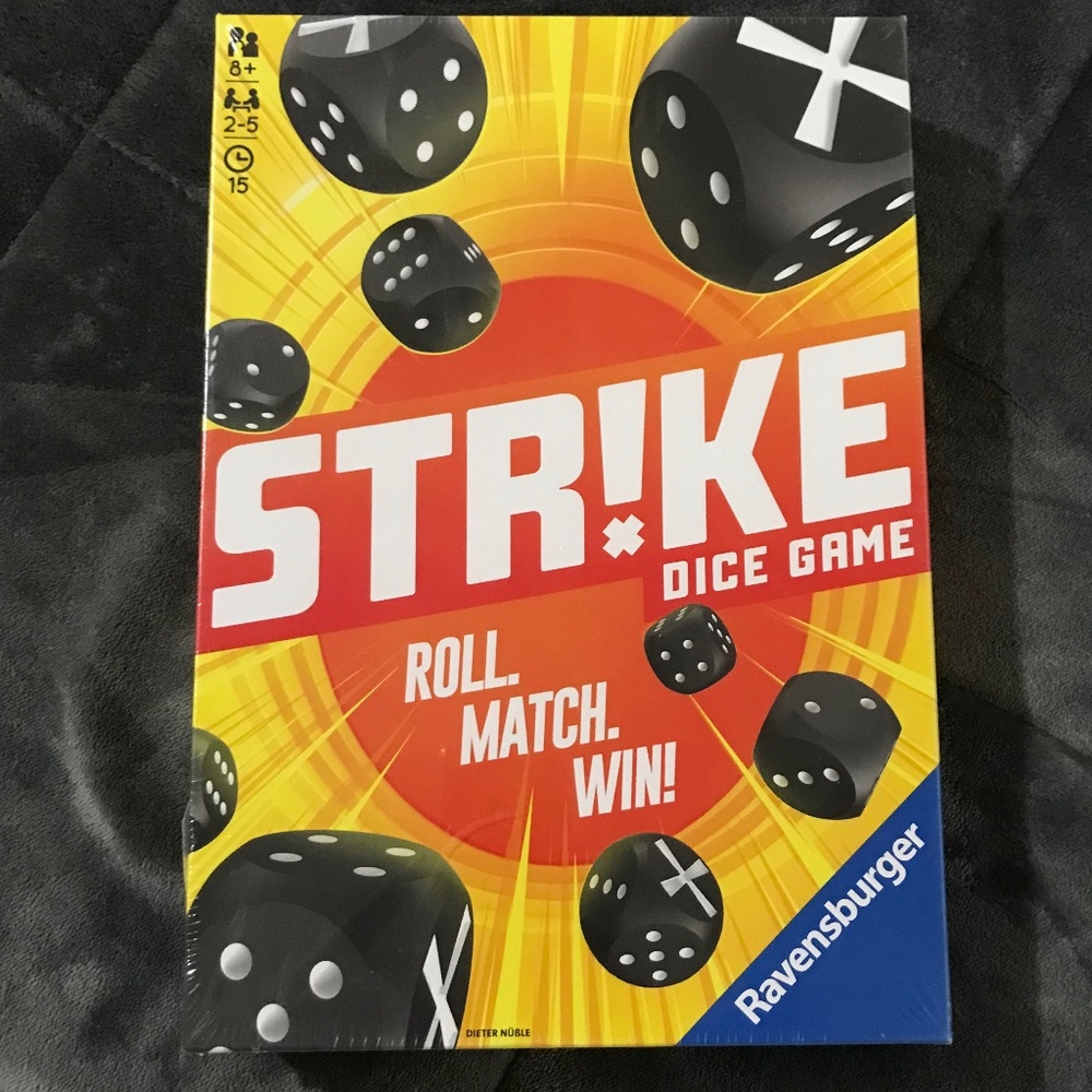 2020 Strike Dice Game Roll Match Win by Ravensburger